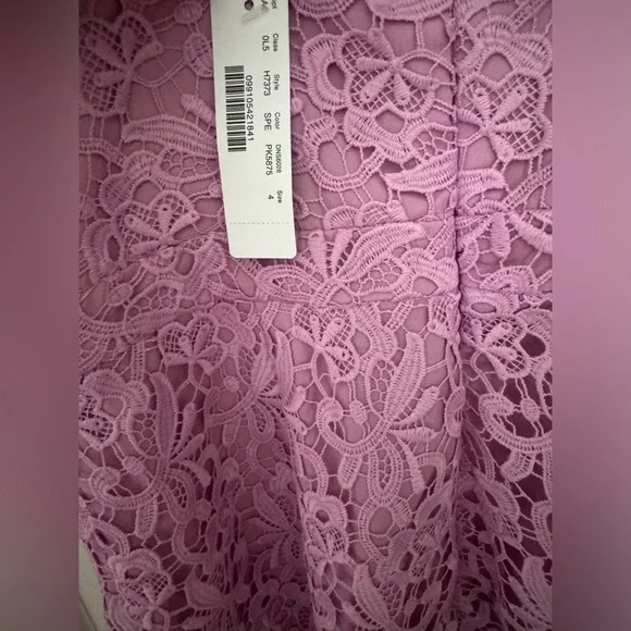 Pink J. Crew Lace Dress- Size 4 - Picture 7 of 7